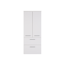 Verkleinertes Bild von Beistellschrank 'OPTIpremio 2990' weiß 60 x 148,8 x 35 cm