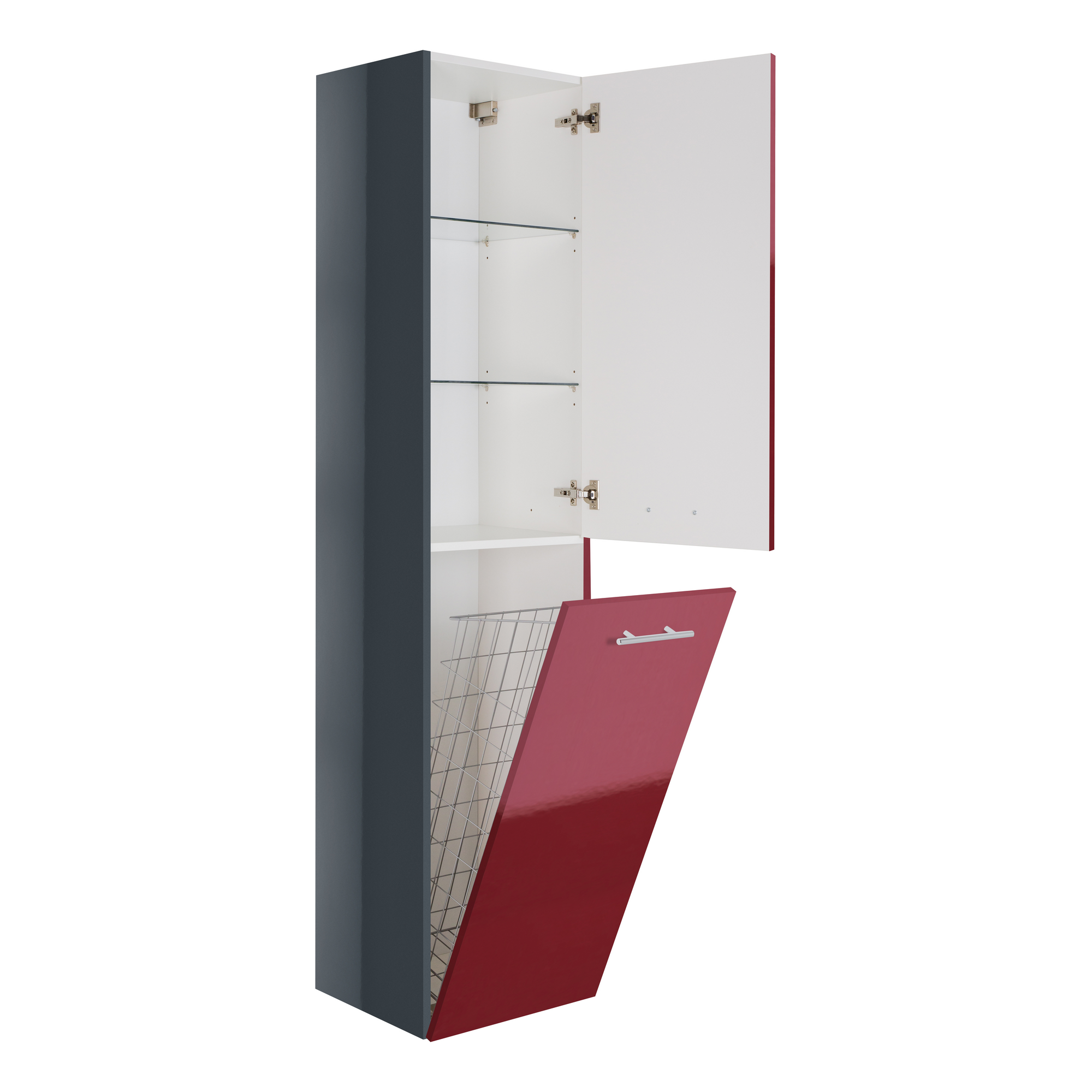 Beistellschrank 'OPTIpremio 2990' rot 40 x 178,7 x 34,8 cm + product picture