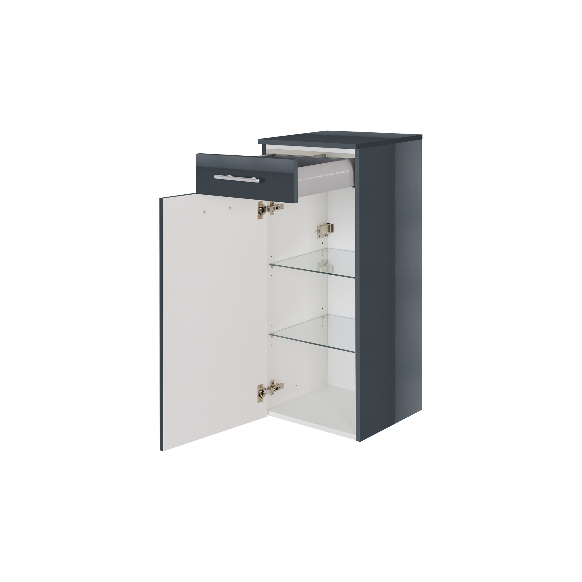 Beistellschrank 'OPTIpremio 2990' anthrazit 40 x 91,2 x 35 cm + product picture