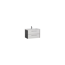 Verkleinertes Bild von Waschtisch 'OPTIpremio 2400modern' weiß/anthrazit 80 x 40,6 x 45,5 cm