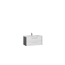Verkleinertes Bild von Waschtisch 'OPTIpremio 2400modern' weiß/anthrazit 100 x 40,6 x 45,5 cm