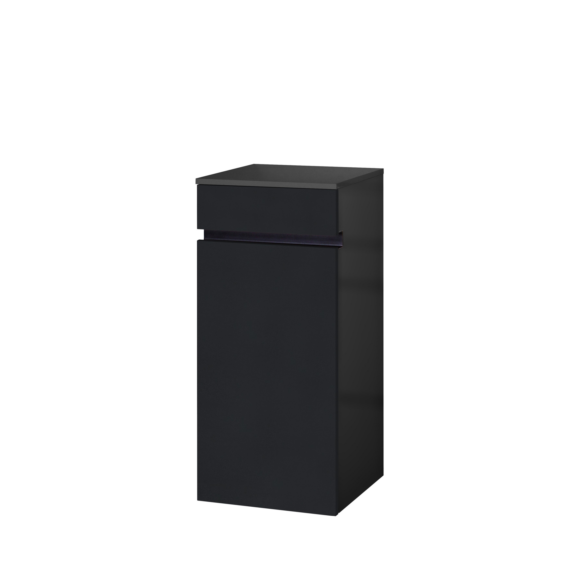 Beistellschrank 'OPTIpremio 2510clarus' schwarz 40 x 91,2 x 35 cm + product picture