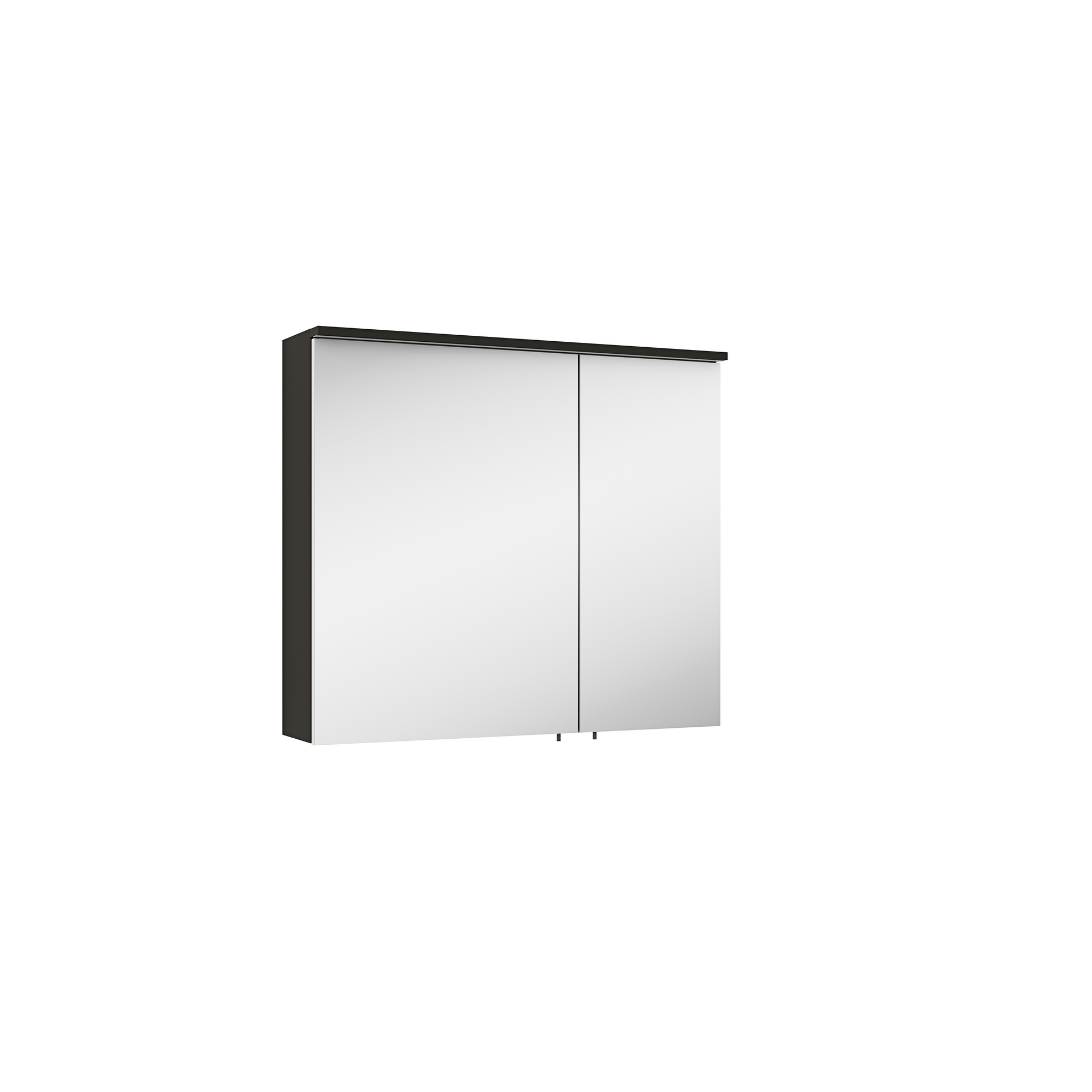 Spiegelschrank 'OPTIpremio 2510clarus' schwarz 80 x 69,6 x 17,6 cm + product picture