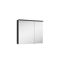 Verkleinertes Bild von Spiegelschrank 'OPTIpremio 2510clarus' schwarz 80 x 69,6 x 17,6 cm