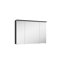 Verkleinertes Bild von Spiegelschrank 'OPTIpremio 2510clarus' schwarz 100 x 69,6 x 17,6 cm