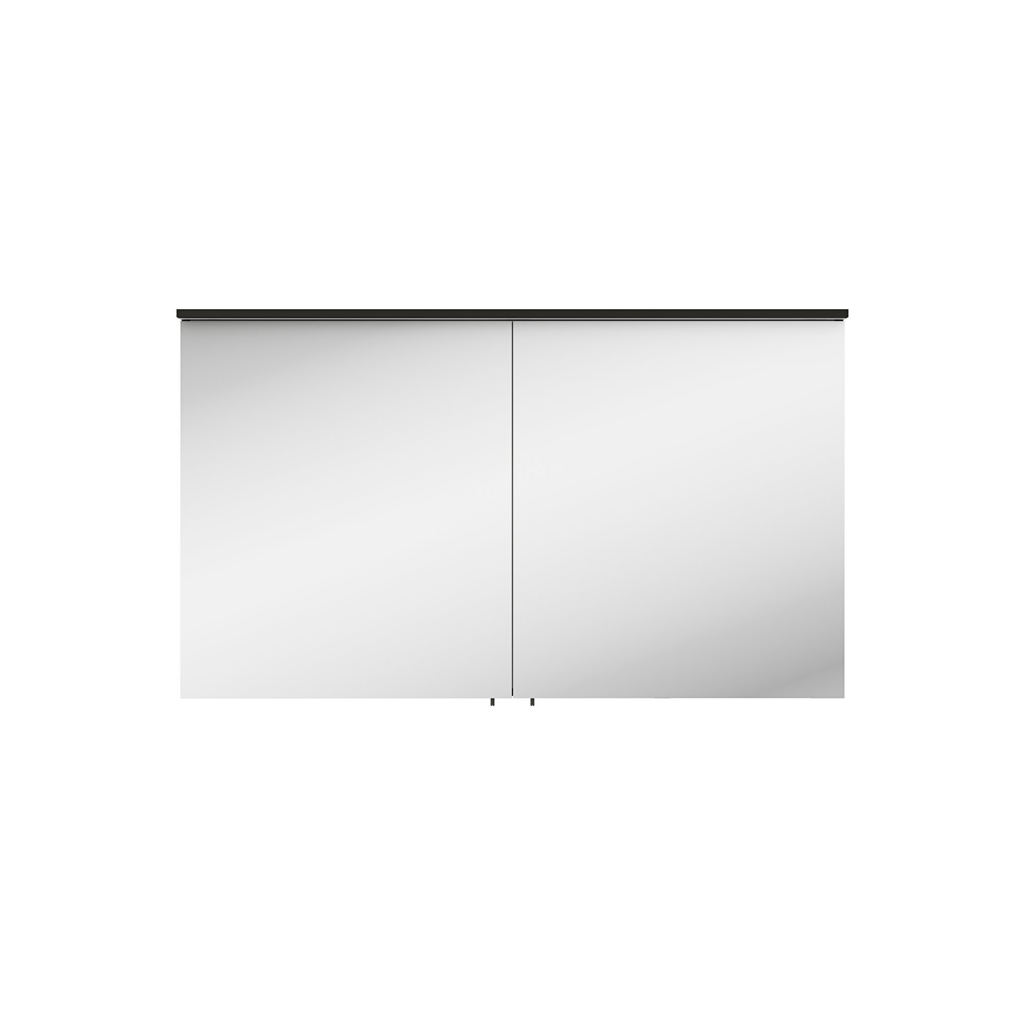 Spiegelschrank 'OPTIpremio 2510clarus' schwarz 120 x 69,6 x 17,6 cm + product picture