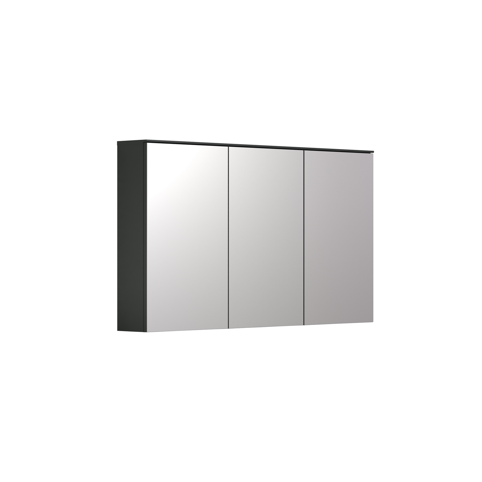 Spiegelschrank 'Synnax' anthrazit 120 x 70 x 17 cm