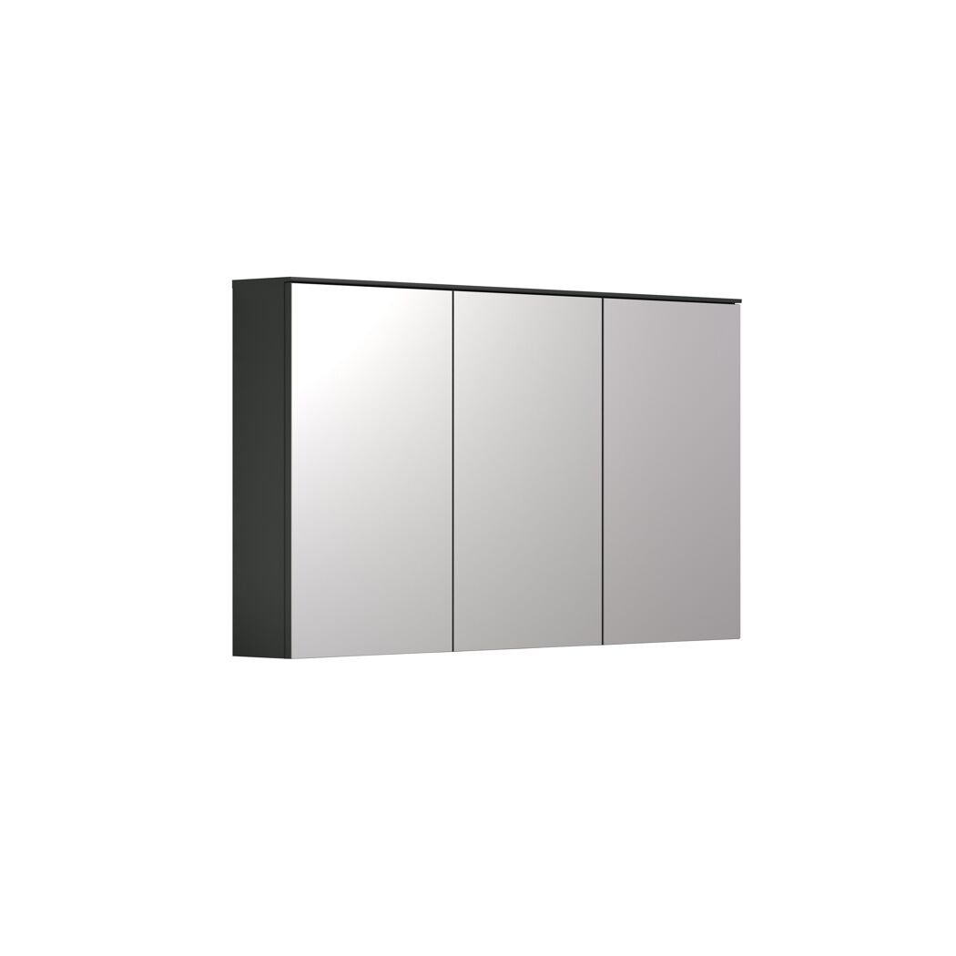 Spiegelschrank 'Synnax' anthrazit 120 x 70 x 17 cm