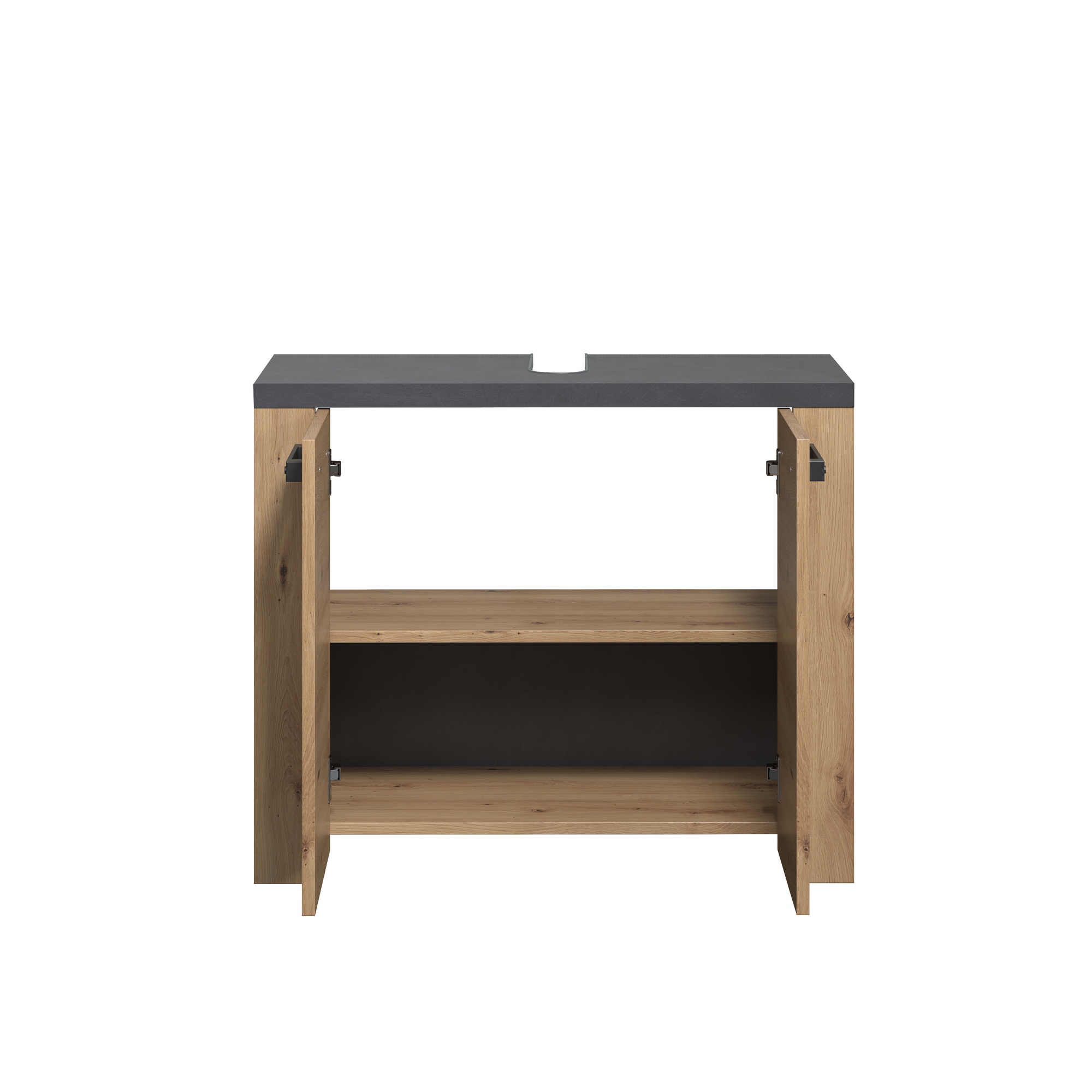 Waschbeckenunterschrank 'Follow' Artisan Eiche 79 x 67 x 35 cm