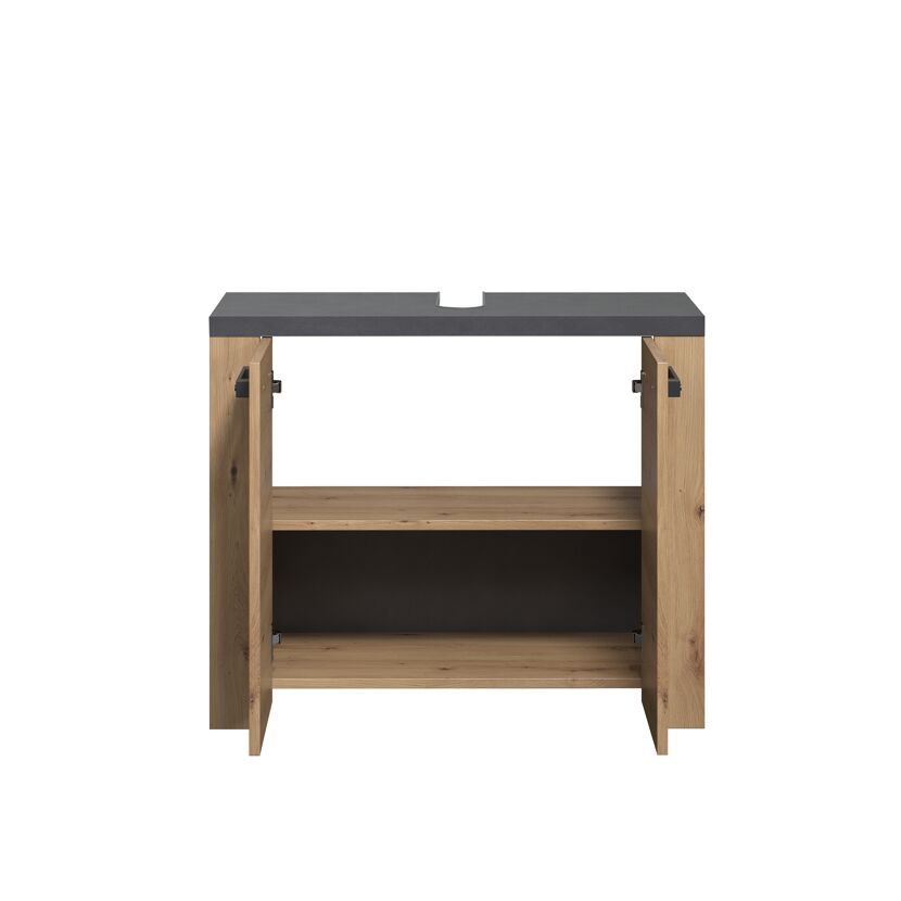 Waschbeckenunterschrank 'Follow' Artisan Eiche 79 x 67 x 35 cm