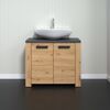 Waschbeckenunterschrank 'Follow' Artisan Eiche 79 x 67 x 35 cm