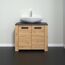 Waschbeckenunterschrank 'Follow' Artisan Eiche 79 x 67 x 35 cm