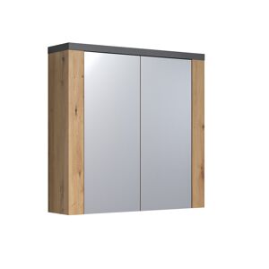 Spiegelschrank 'Follow' Artisan Eiche 79 x 78 x 20 cm