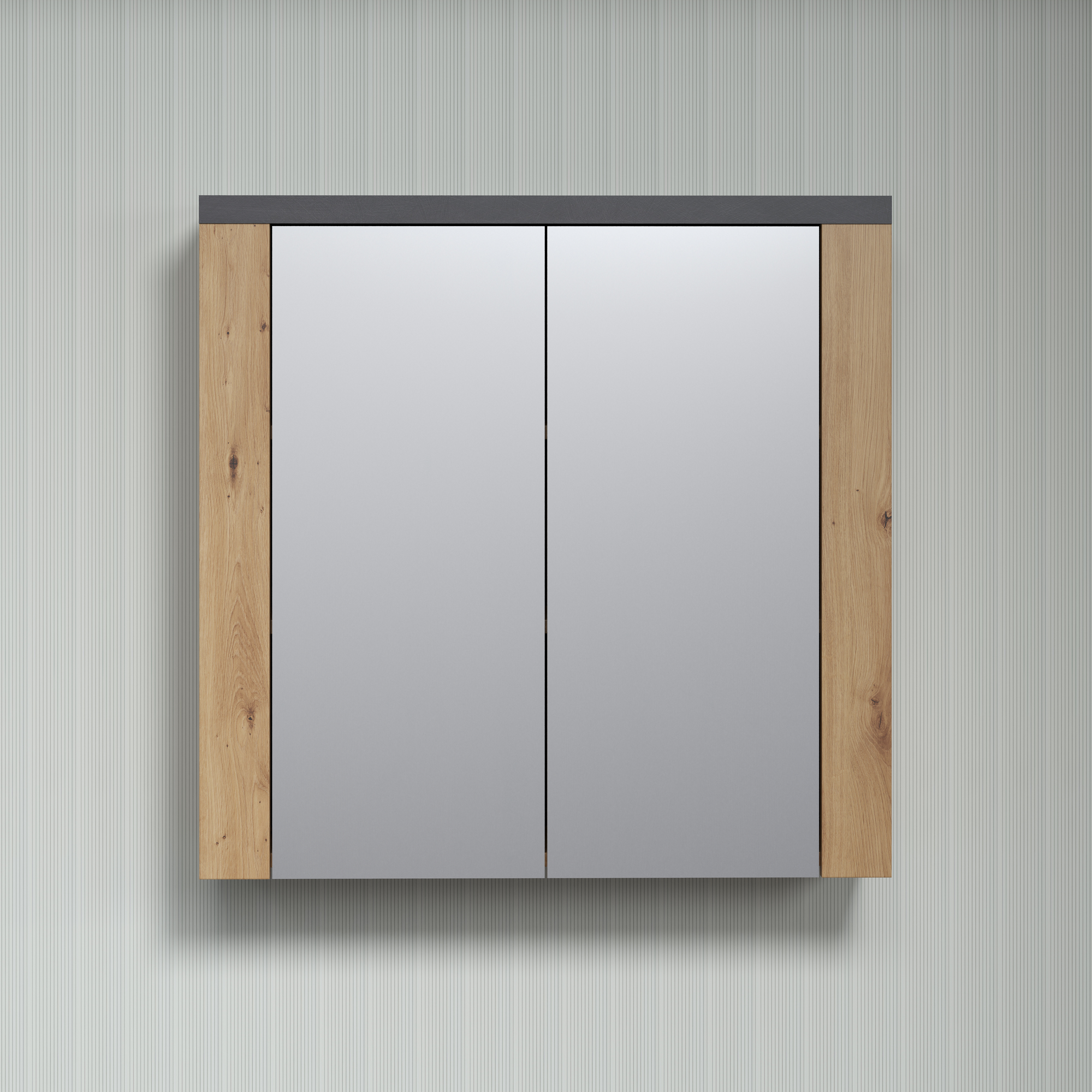 Spiegelschrank 'Follow' Artisan Eiche 79 x 78 x 20 cm