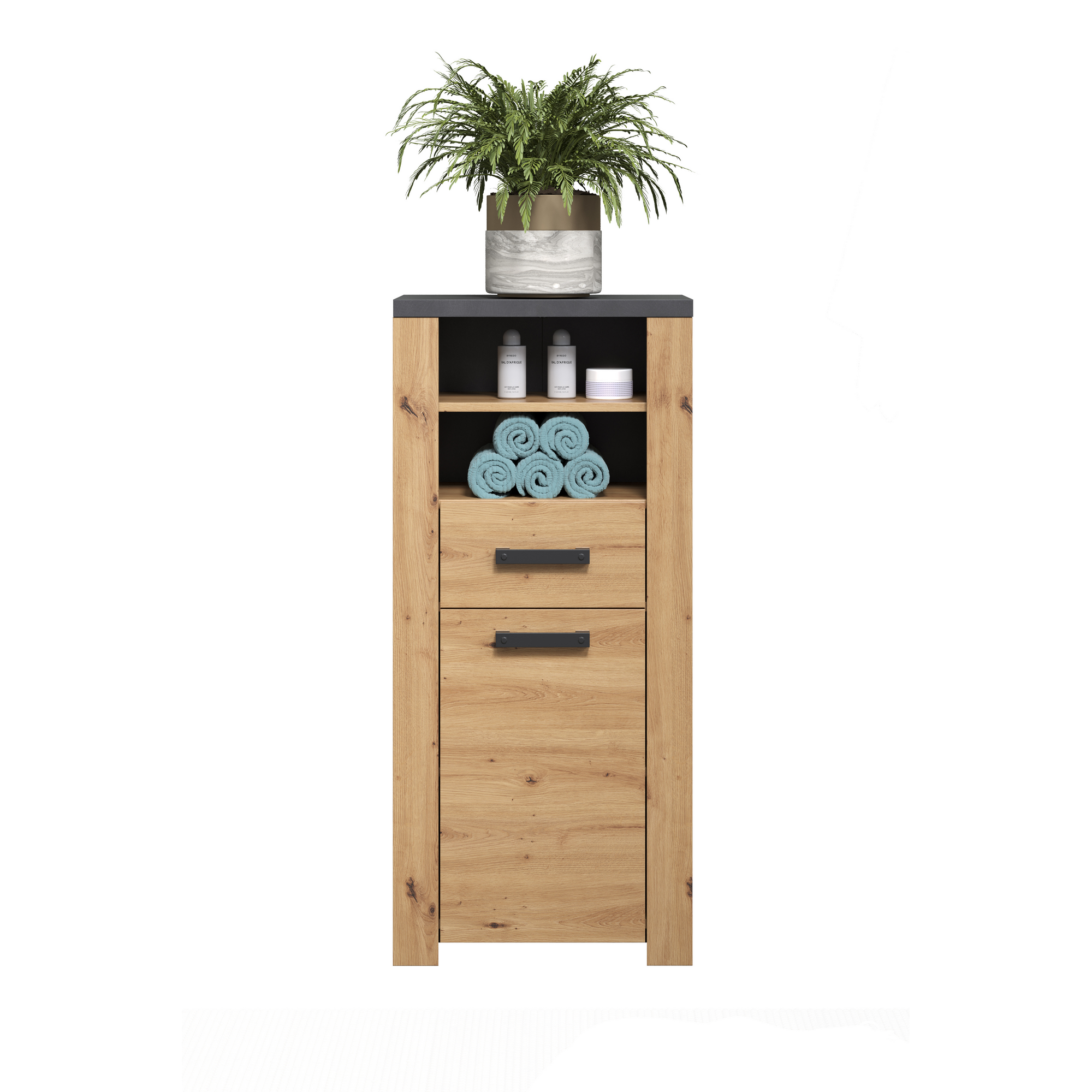 Standschrank 'Follow' Artisan Eiche 53 x 118 x 35 cm