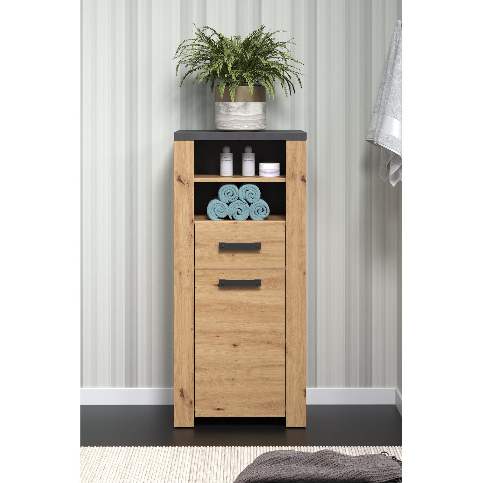 Standschrank 'Follow' Artisan Eiche 53 x 118 x 35 cm
