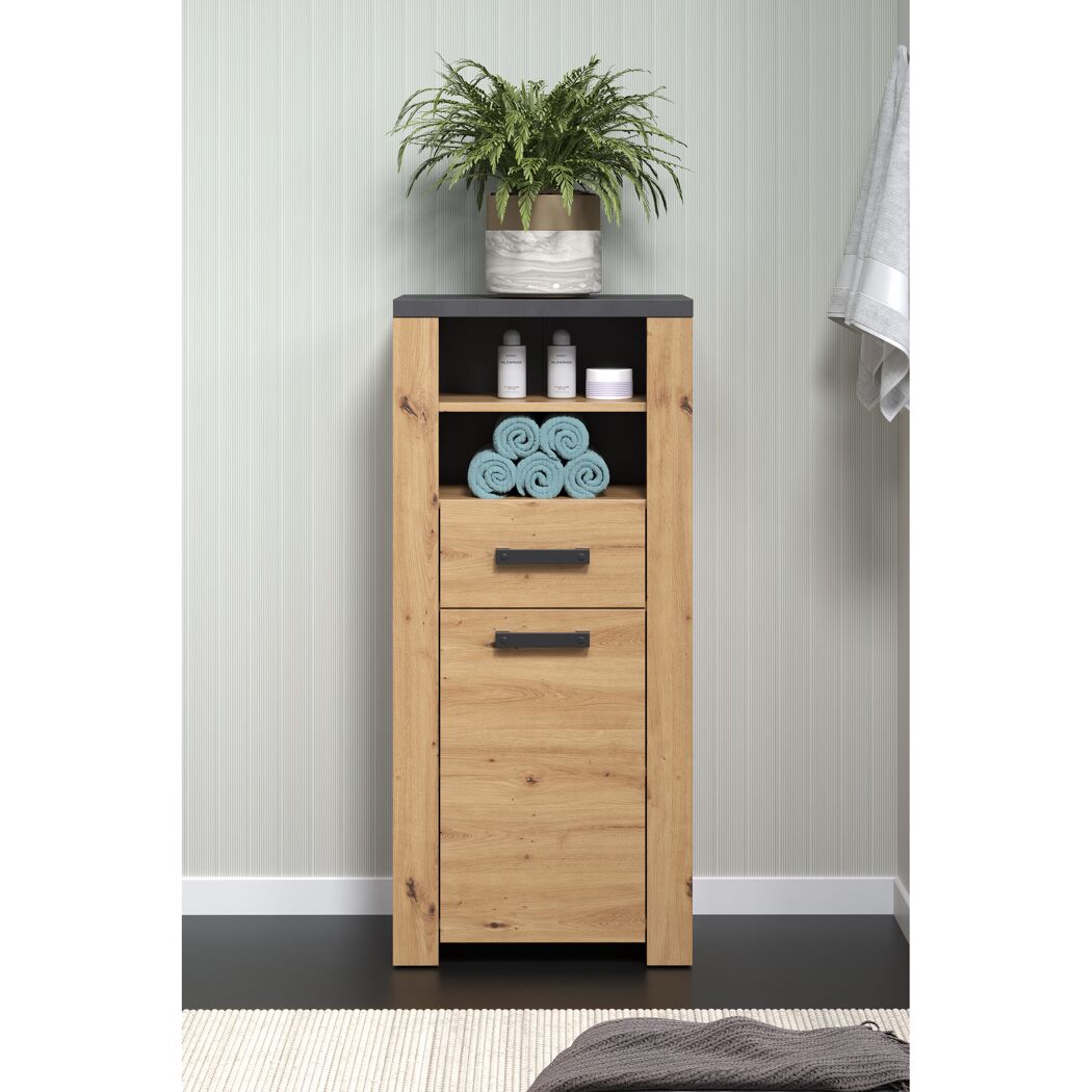 Standschrank 'Follow' Artisan Eiche 53 x 118 x 35 cm