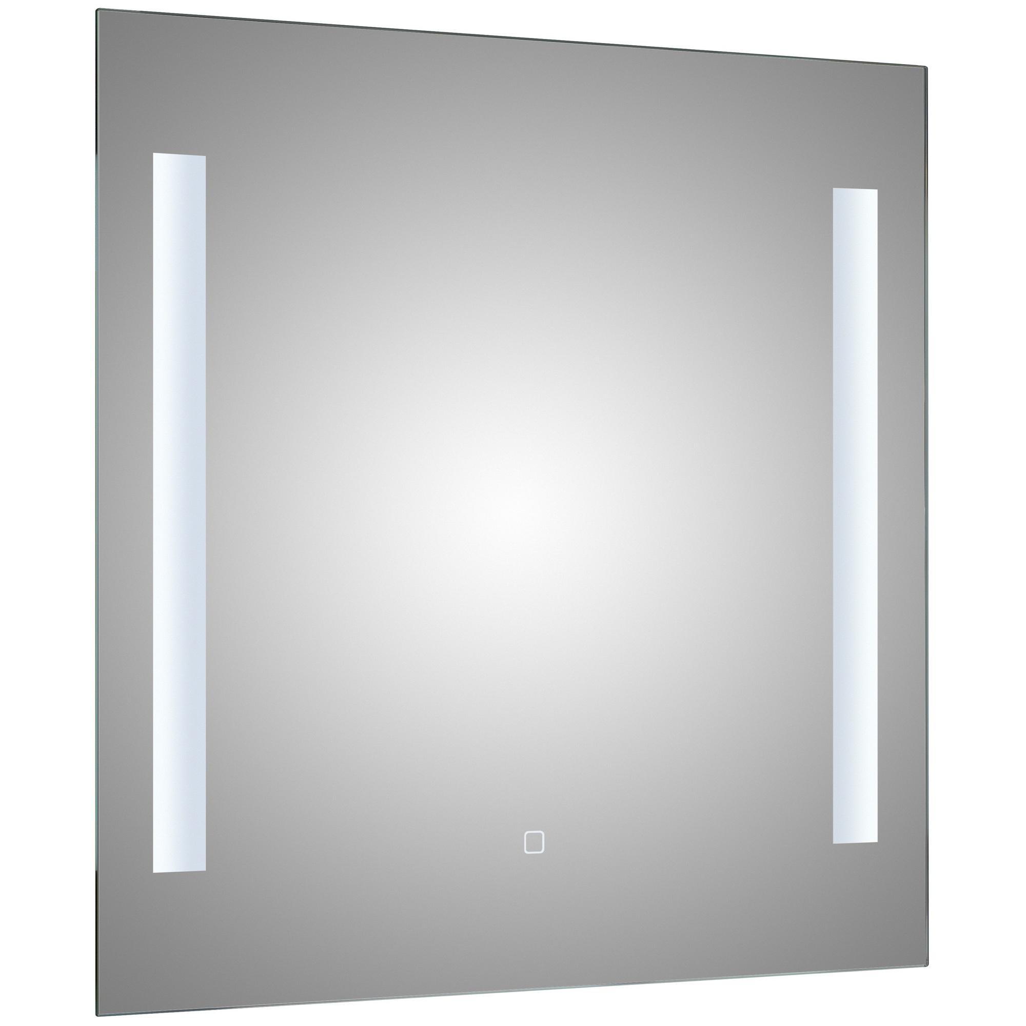 LED-Spiegel 'Primo' anthrazit 70 x 70 x 3