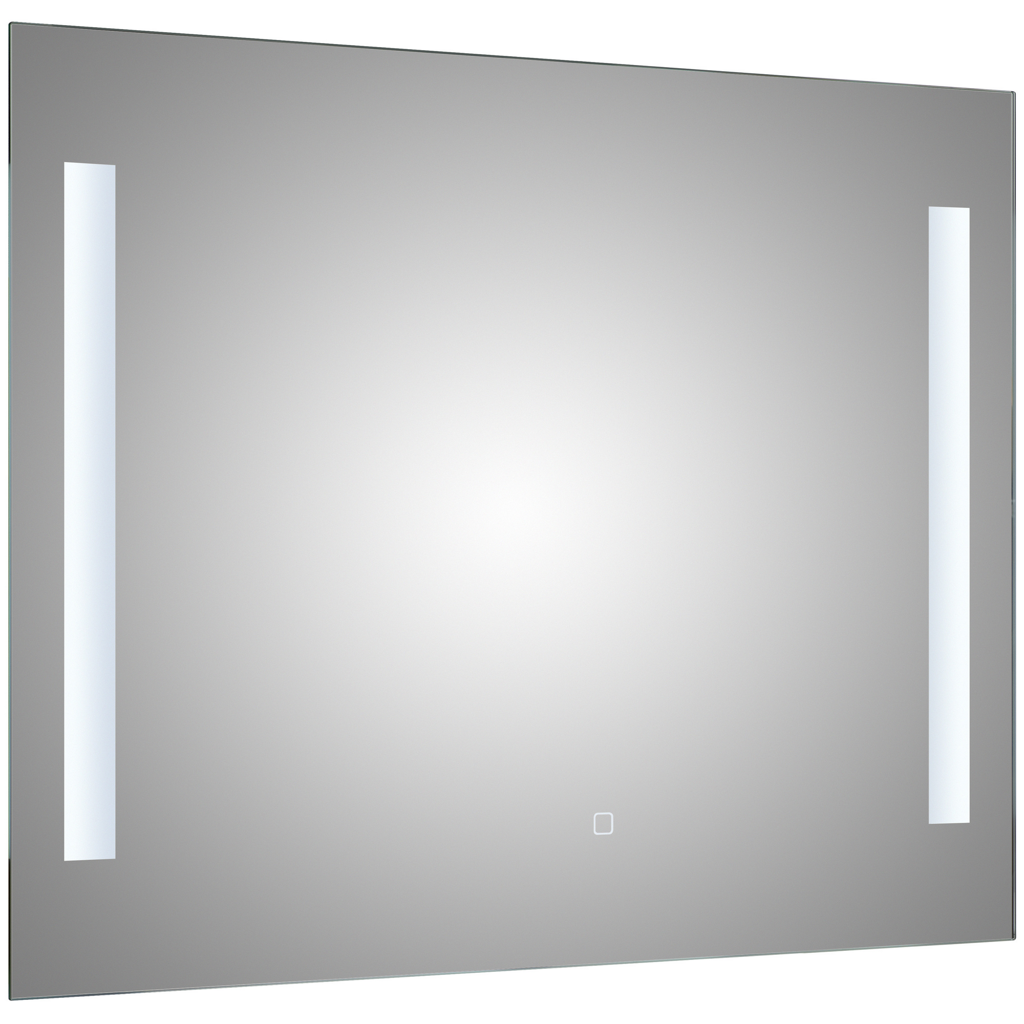 LED-Spiegel 'Primo' anthrazit 90 x 70 x 3