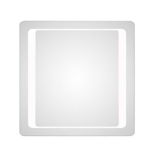 LED-Spiegel 'Primo' anthrazit 70 x 70 x 3