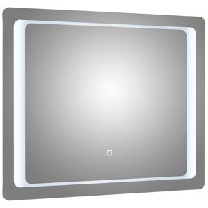 LED-Spiegel 'Primo' anthrazit 90 x 70 x 3