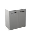 Waschtischunterschrank 'Tao' grau 51 x 55 x 32 cm