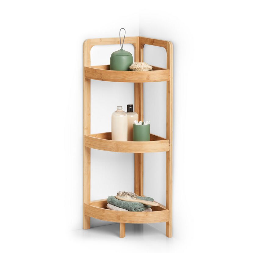 Eckregal Bambus 29 x 85 x 29 cm