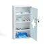 Medizinschrank weiß Metall/Glas 30 x 60 x 12 cm
