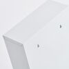 Medizinschrank weiß Metall/Glas 30 x 60 x 12 cm