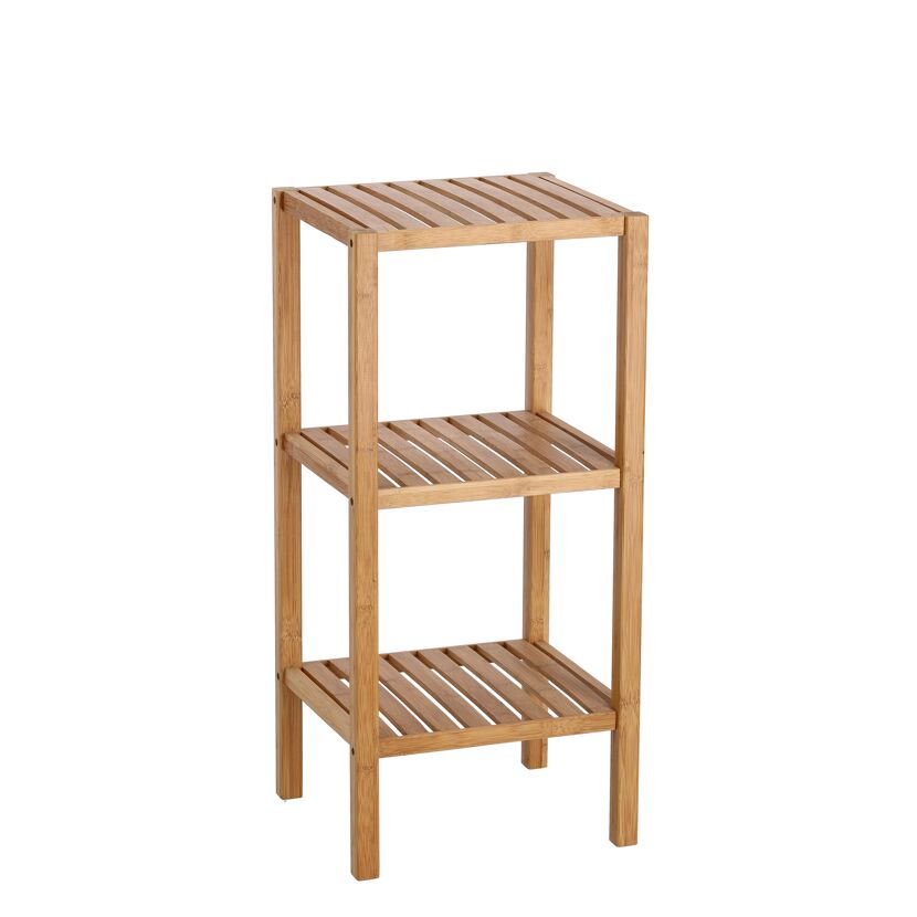 Holzregal mit drei Ablagen