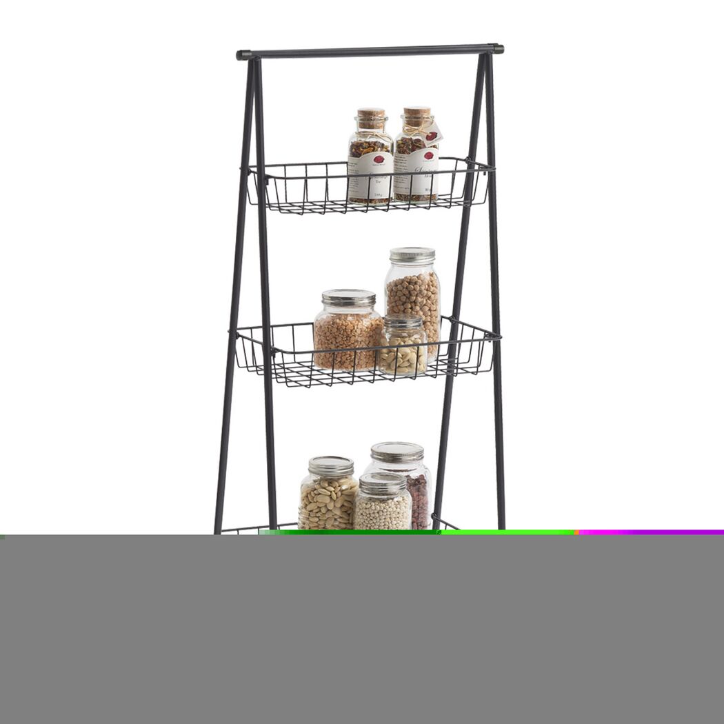 Badregal schwarz 43 x 90 x 3 cm