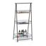 Badregal schwarz 43 x 90 x 3 cm