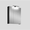 LED-Spiegelschrank 'Cool Fire' schwarz 60 x 90 x 16,1 cm