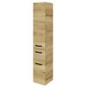 Hochschrank 'Bahamas' braun foliert 30 x 168 x 33 cm