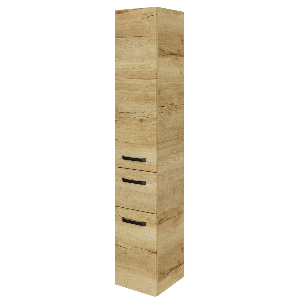 Hochschrank 'Bahamas' braun foliert 30 x 168 x 33 cm