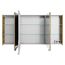Spiegelschrank 'Bahamas' braun 140 x 70,3 x 17 cm