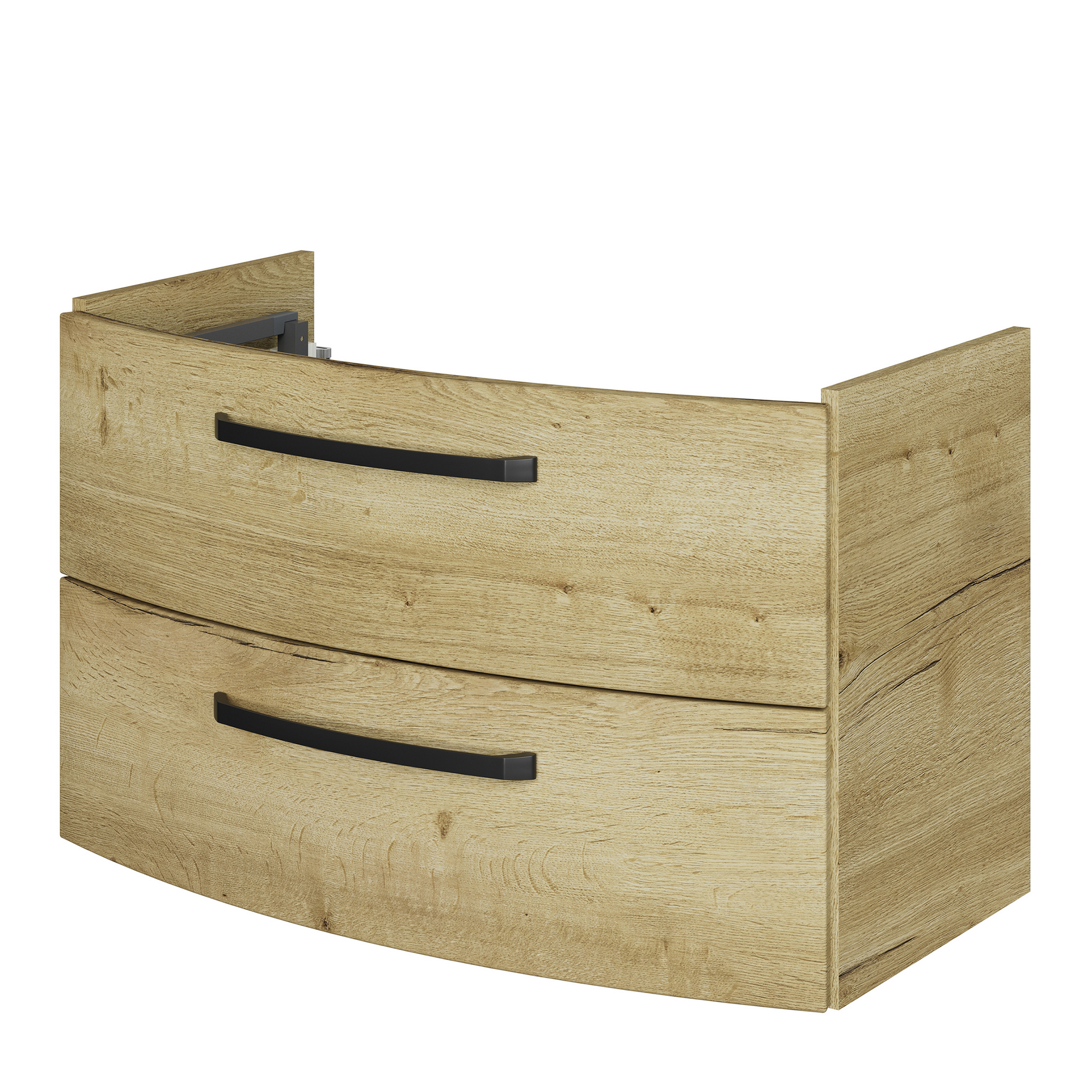 Waschbeckenunterschrank 'Bahamas' braun foliert 80 x 49,2 x 43 cm