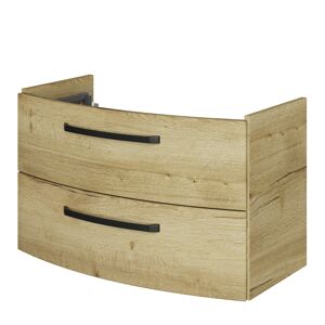 Waschbeckenunterschrank 'Bahamas' braun foliert 80 x 49,2 x 43 cm