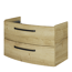 Waschbeckenunterschrank 'Bahamas' braun foliert 80 x 49,2 x 43 cm
