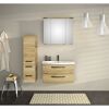 Waschbeckenunterschrank 'Bahamas' braun foliert 80 x 49,2 x 43 cm