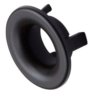 Überlaufrosette Ø 3 cm schwarz