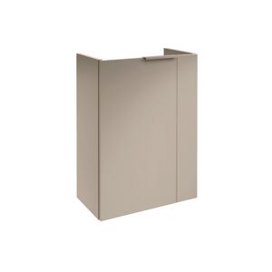 Waschbeckenunterschrank 'SBC' grau matt 44 x 60 x 24,3 cm links