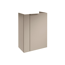 Waschbeckenunterschrank 'SBC' grau matt 44 x 60 x 24 cm rechts
