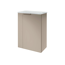 Waschbeckenunterschrank 'SBC' grau matt 44 x 60 x 24 cm rechts