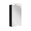 LED-Spiegelschrank 'SBC' schwarz matt 40 x 68 x 15,3 cm links