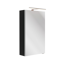 LED-Spiegelschrank 'SBC' schwarz matt 40 x 68 x 15,3 cm links
