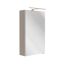 LED-Spiegelschrank 'SBC' grau 40 x 68 x 15,3 cm links