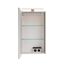 LED-Spiegelschrank 'SBC' grau 40 x 68 x 15,3 cm links