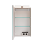 LED-Spiegelschrank 'SBC' grau 40 x 68 x 15,3 cm links