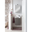 LED-Spiegelschrank 'SBC' grau 40 x 68 x 15,3 cm links